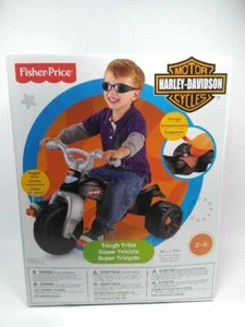 Fisher-Price Harley-Davidson Toddler Tricycle Tough Trike Bike DAMAGED PACKAGING - Picture 1 of 10