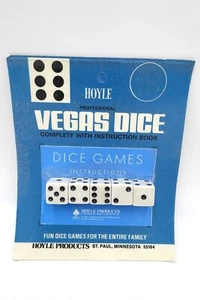 Juegos de dados vintage Hoyle Professional Vegas 5 piezas NUEVO - Imagen 1 de 3