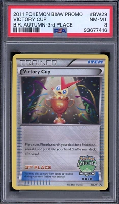 PSA 8 NM-MT Victory Cup Promo Autumn 2012 3rd Place BW29 Pokemon Card - Image 1 of 2