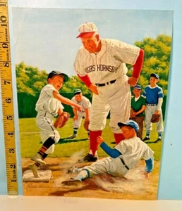 Vintage Rogers Hornsby "Nice Going, Fella!" Calendar Print James Bama Artwork - Picture 1 of 2