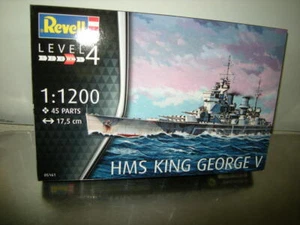 1:1200 Revell 05161 Nivel 4 HMS King George V en EMBALAJE ORIGINAL - Imagen 1 de 1