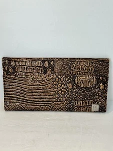 Miche Classic Magnetic Purse Cover Brown Alligator animal print silver studs - Picture 1 of 4