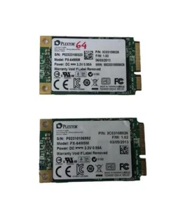 Lots 2 Plextor M5M mSATA 64GB Mini-SATA (mSATA) Solid State Drive SSD PX-64M5M - Picture 1 of 6