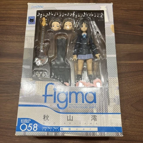 Max Factory Figma K-ON! Mio Akiyama School Uniform ver. 058 Action Figure Japan Cover