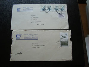 POLOGNE - 2 enveloppes (cy86) poland - Foto 1 di 1