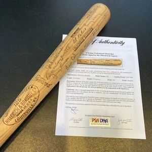 1966 Detroit Tigers Team Signed Al Kaline Game Issued Bat PSA DNA & JSA COA - Picture 1 of 12