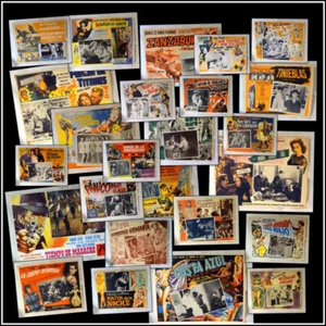 Set of 25 Vintage Original Mexican Lobby Movie Card/Poster 16 X 12 in #R1147 - Picture 1 of 15