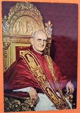 CARTOLINA PIETRO PAOLO VI°