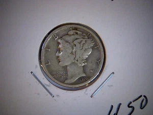 1928-P   UNITED STATES SILVER MERCURY HEAD DIME - Picture 1 of 2