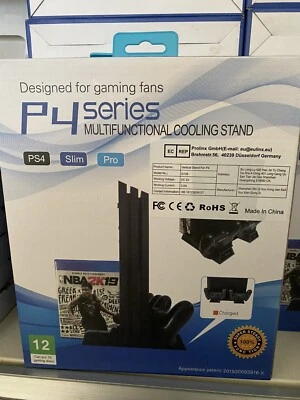 Supporto Di Raffreddamento Multifunzione Serie P4 Per Ps4  - Immagine 1 di 2