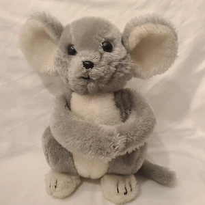 Dakin 1979 10” Mama Mouse Whisker Stuffed Plush Gray White Big Ears RARE VTG - Picture 1 of 10