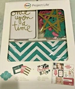 Project Life GLITTER Kit~Heidi Swapp~Cute Cards!~74 pieces~Fast Ship! 