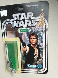 KIT TRASERO TARJETA CABEZA PEQUEÑA HAN SOLO STAR WARS Next Gen y bandeja autoadhesiva 12 bk - Imagen 1 de 4