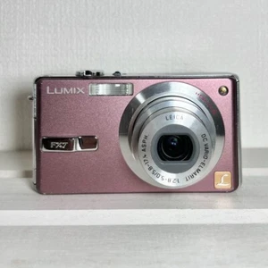 Panasonic LUMIX DMC-FX7 5.0 MP Pink Compact Digital Camera Used From Japan - Picture 1 of 12