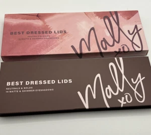 Mally Beauty Best Dressed Lids Neutrals + Bolds Mirrored Eyeshadow Palette NIB - Picture 1 of 4