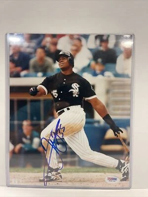 Frank Thomas Signed Chicago White Sox 8x10 Photo PSA/DNA - Image 1 of 4