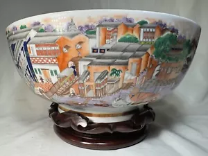 Mottahedeh Winterthur Japan 14.5 Inch HONG BOWL & STAND - Picture 1 of 15