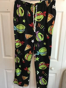 Teenage Mutant Ninja Turtle Fleece Pajama Pants Viacom - Mens XL - Preowned - Picture 1 of 4