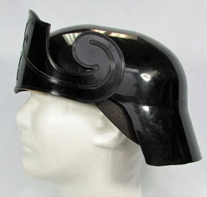 Roman Helmet Alexanders Costumes One Size Plastic Black - Picture 1 of 2