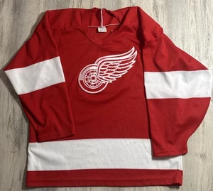 Vintage Detroit Red Wings CCM Maska Air-Knit NHL Hockey Jersey Size M / Medium - Picture 1 of 3