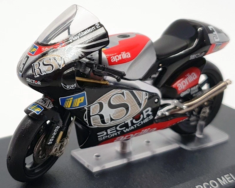 Altaya 1/24 Scale Model Motorcycle AL28014 - 2002 Aprilia RSV250 Marco Melandri - Image 1 of 4