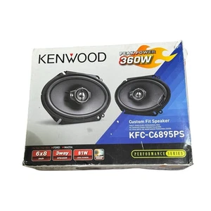 Paar Kenwood 6 x 8" Auto-Lautsprecher KFC-C6895ps 360 Watt getestet Sound neu - Bild 1 von 6