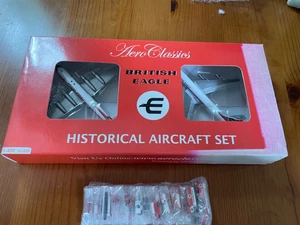 AEROCLASSICS - 1/400 - BRITISH EAGLE - 2 PLANE BOX SET - BRITANNIA + 707 +GSE - Bild 1 von 3