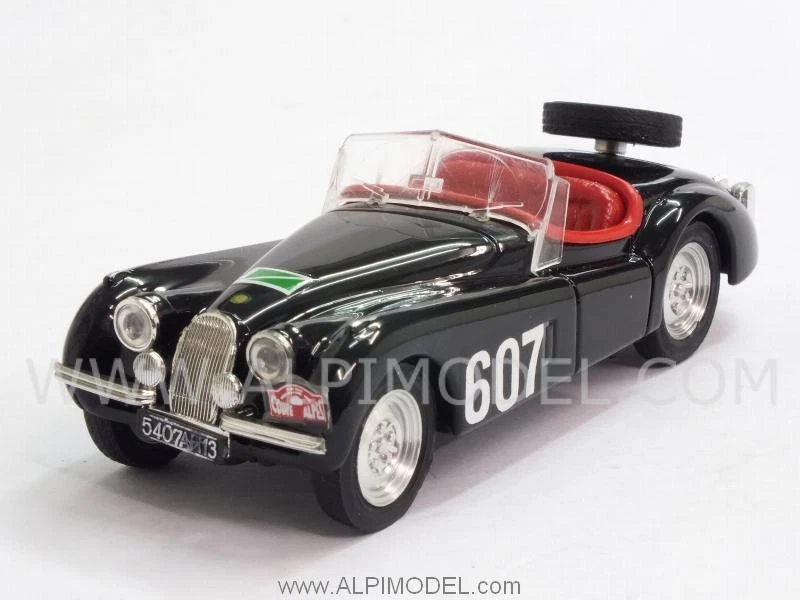 Jaguar XK120 Spider Rally delle Alpi 1953 1:43 BRUMM R164 - Immagine 1 di 1