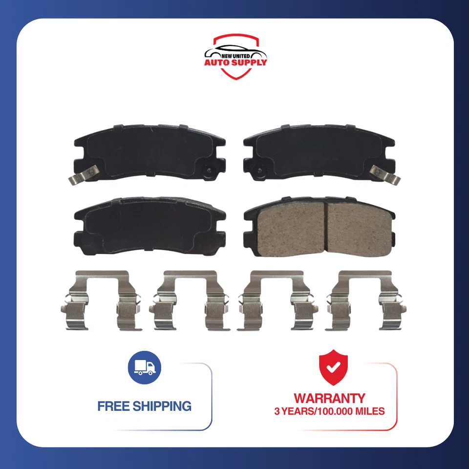 Rear Ceramic Brake Pads for Chrysler Sebring Dodge Avenger Stratus Eclipse Talon - Image 1 of 4
