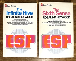 ESP: The Infinite Hive - The Sixth Sense by Rosalind Heywood UK Pan 2 PB Set - Picture 1 of 13