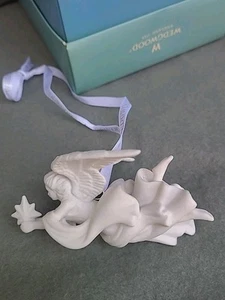 Wedgewood Flying Angel Christmas Ornament - Picture 1 of 7