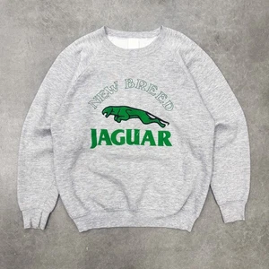 Vintage Jaguar True Breed Crewneck Sweatshirt Sz M Promo Luxury Sports Cars RARE - Picture 1 of 8