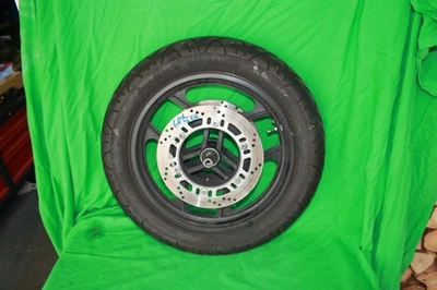 original Vorderrad mit Bremsscheiben und Steckachse Kawasaki GPX750R ZX750G - Bild 1 von 4