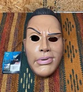 The Rock WWF Official Licensed Mask Vintage 2000 Dwayne Johnson Plastic - Bild 1 von 8