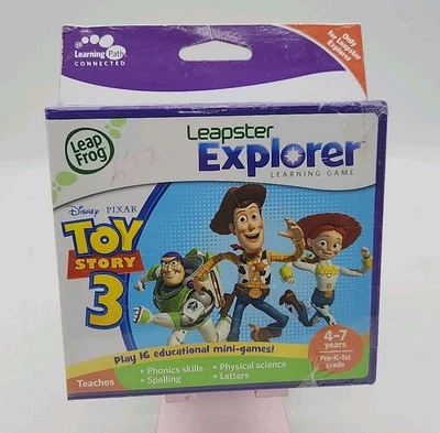 LEAPSTER EXPLORER LEARNING GAME TOY STORY 3 LEAP FROG Sealed - Image 1 of 2