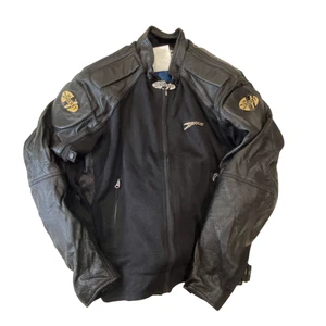 Joe Rocket Mesh Motorcycle Jacket Mens XL Black Zipped Pockets Adjustable Straps - Picture 1 of 4
