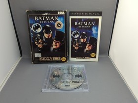 * Batman Returns (Sega CD, 1993) Complete CIB W/ Registration Card