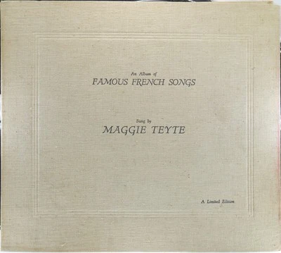 MAGGIE TEYTE An Album Of Famous French Songs HMV J.G.177 EX 78 RPM 1945 12" Foto 1 de 4