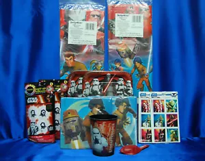 Star Wars Rebels Party Set # 12 Plates Napkins Tablecover Stickers Balloons Cup - Picture 1 of 3