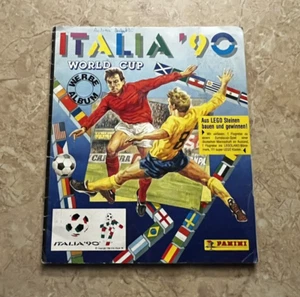 Panini 1990 Italia World Cup Album Original Complete  *VG+ Condition w/No Scores - Picture 1 of 24