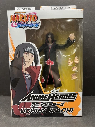 Naruto Shippuden Uchiha Itachi Anime Heroes Series 6.5" Action Figure Bandai NEW Cover