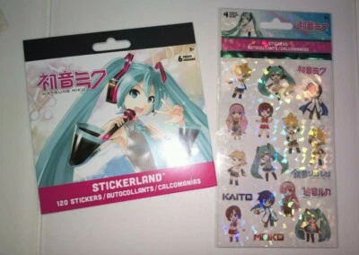 HATSUNE MIKU STICKERS LOT OF 2 (NEW) - Image 1 of 4