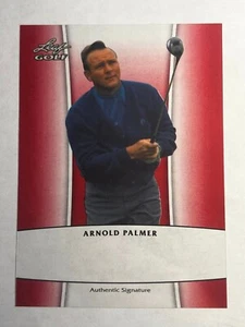 2012 Leaf Metal RED LAMINATE PROOF MISSING AUTO & #/5 Arnold Palmer - Picture 1 of 2