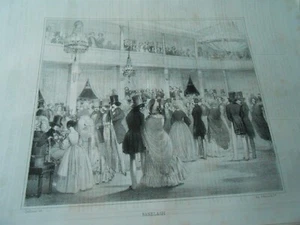 Litho 1839 - Ranelagh Szene - Bild 1 von 1
