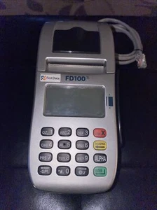 First Data FD100Ti Terminal Unlocked Credit Card Machine ONLY h853 - Picture 1 of 9