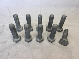 10 PACK 3/4"-10 x 3" Structural Bolt Heavy Hex Cap Screw A325T Galvanized - Picture 1 of 4