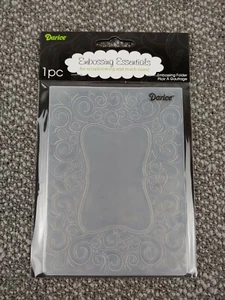 Darice Embossing Essentials Folder 1215-49 Scrolls Hobby Craft Scrapbooking - Picture 1 of 12