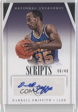 2013-14 Panini National Treasures Scripts /49 Darrell Griffith #SC-DG Auto