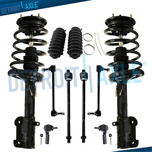 2005-2007 2008 2009 2010 Ford Mustang 10pc Front Struts w/Spring Sway Bar Tierod