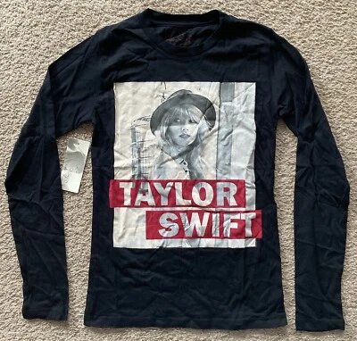 Taylor Swift Black Longsleeve Shirt From 2012 New With Tags Youth Small - Image 1 of 4